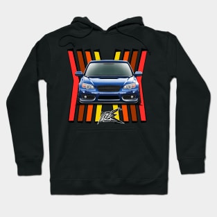 subaru legacy b4 rally blue Hoodie